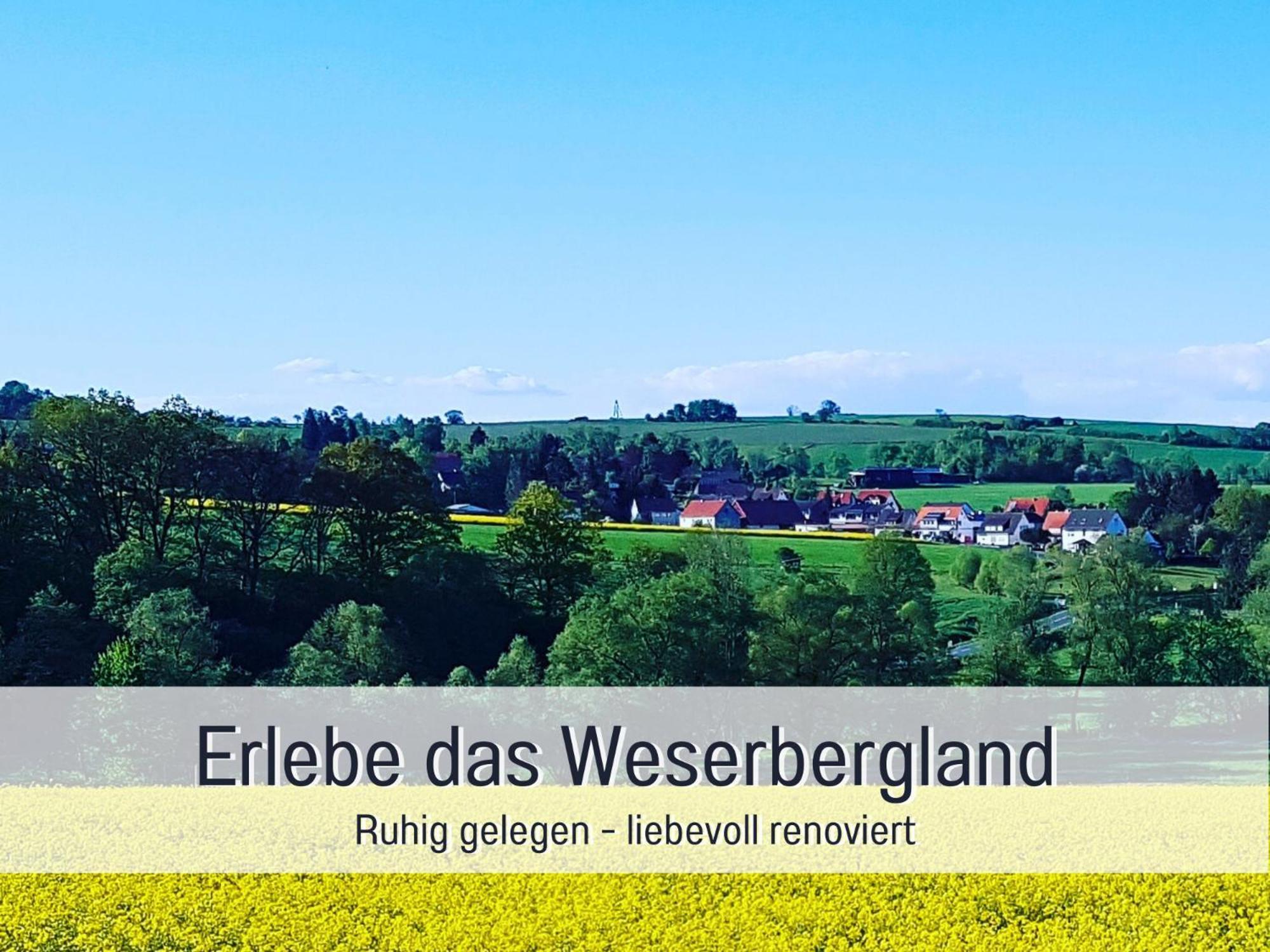 Am Feldrain - Urlaub Mit Hund Im Weserbergland Hannoversch Münden Extérieur photo